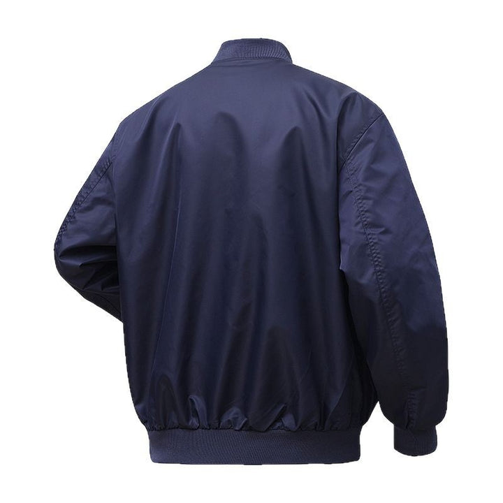 Herren Urbaner Nylon-Flight-Bomber mit Utility-Ärmeltasche und Zwei-Wege-Reißverschluss Echo Archiv