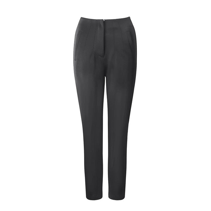 Damen elegante Anzughose mit hohen Bund und schmalem Bein Echo Archiv