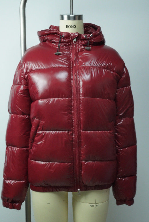 Damen Wasserdichte Daunenjacke mit Kapuze – Célinea