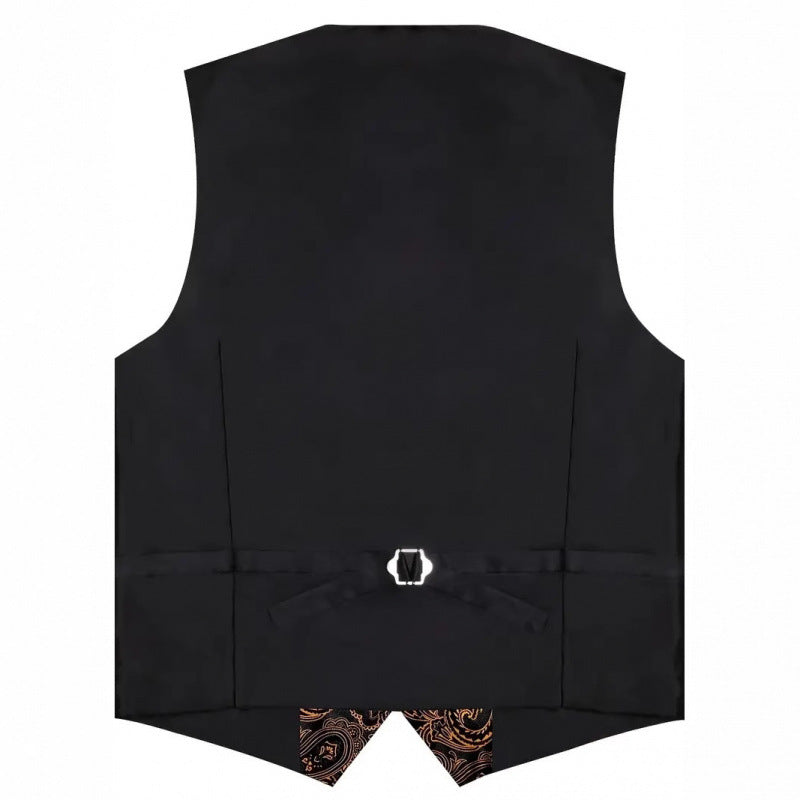 Herren Elegante Weste mit aufwendigem Paisley-Muster Echoarchiv