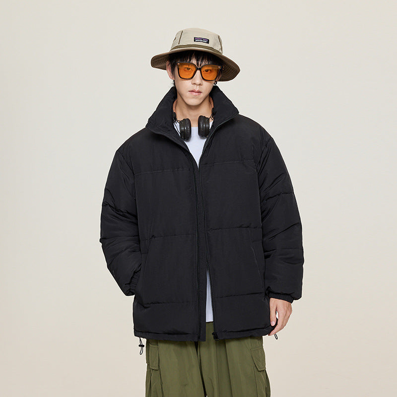 Unisex Oversize Steppjacke mit hohem Kragen und Kordelzug Echo Archiv