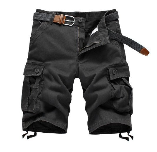 Herren Cargo-Shorts mit Tasche und verstellbarem Gürtel Echoarchiv