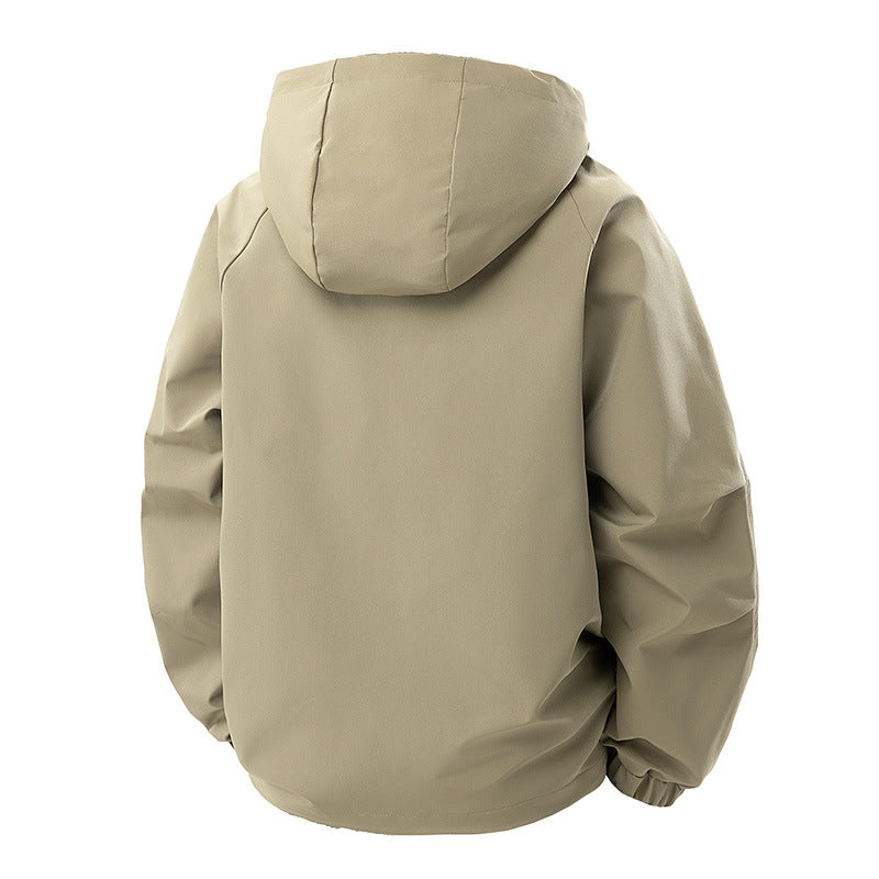 Herren Technische Kapuzen-Outdoorjacke mit Utility-Taschen und winddichter Membran Echo Archiv