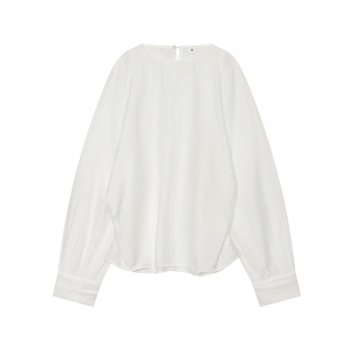 Damen Oversize-Bluse mit Ballonärmeln und Manschetten Echo Archiv