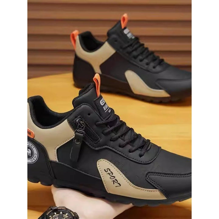 Herren Sportliche Sneakers mit Stabiler Sohle Echoarchiv