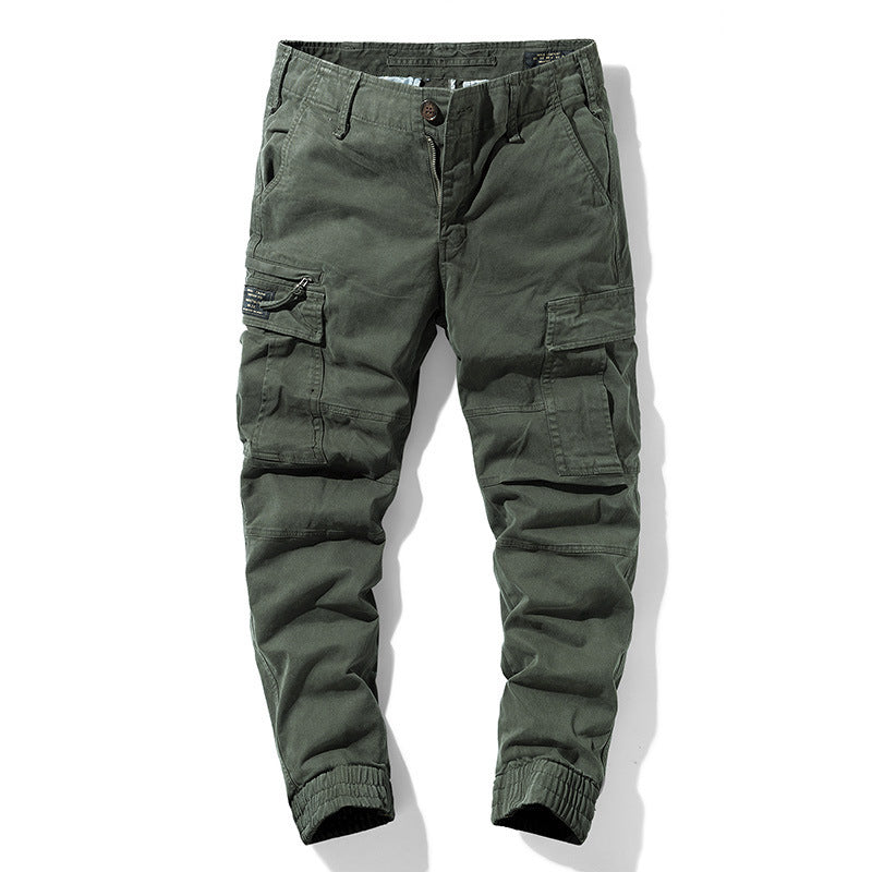Herren Cargo-Joggerhose mit Multifach-Taschen und elastischem Beinabschluss – Bravaro