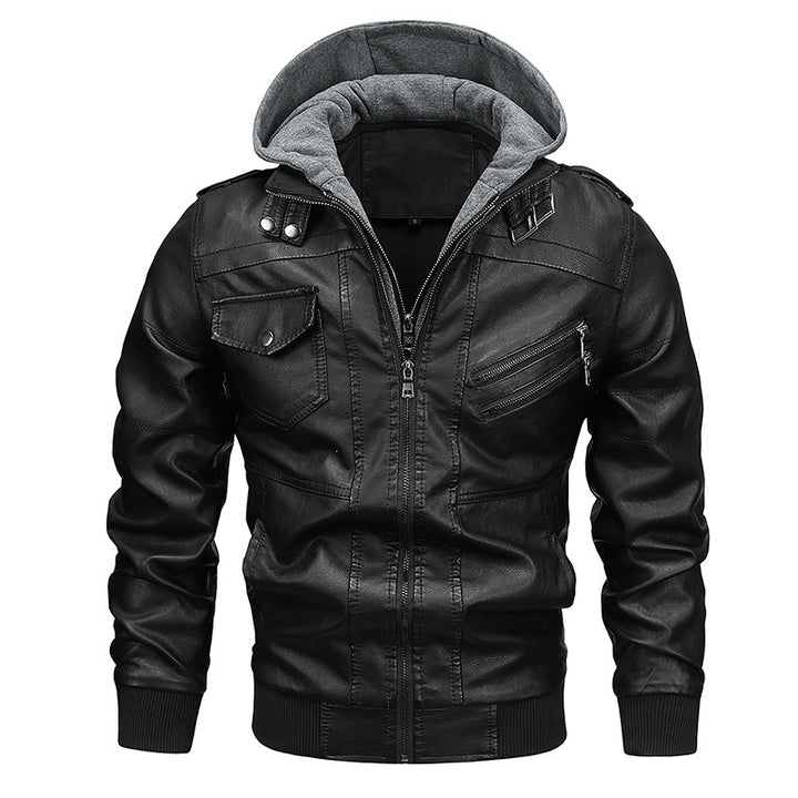 Herren Modische Kapuzenjacke mit Taschen Echo Archiv