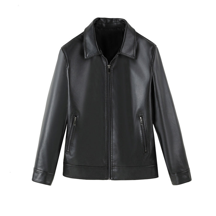 Herren Klassische Lederjacke Echo Archiv