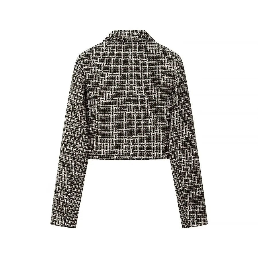Damen Kurzblazer aus Bouclé‑Tweed mit kastiger Cropped‑Silhouette Echo Archiv
