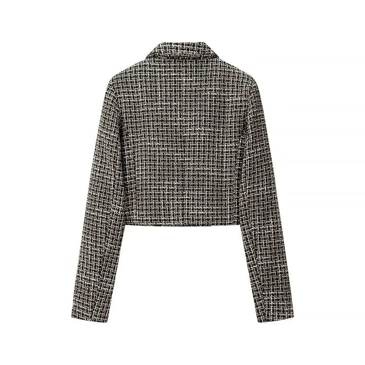 Damen Kurzblazer aus Bouclé‑Tweed mit kastiger Cropped‑Silhouette Echo Archiv