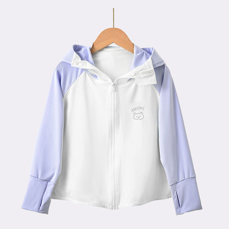 Mädchen Übergangsjacke mit Kapuze und niedlichem Tiermotiv Echo Archiv