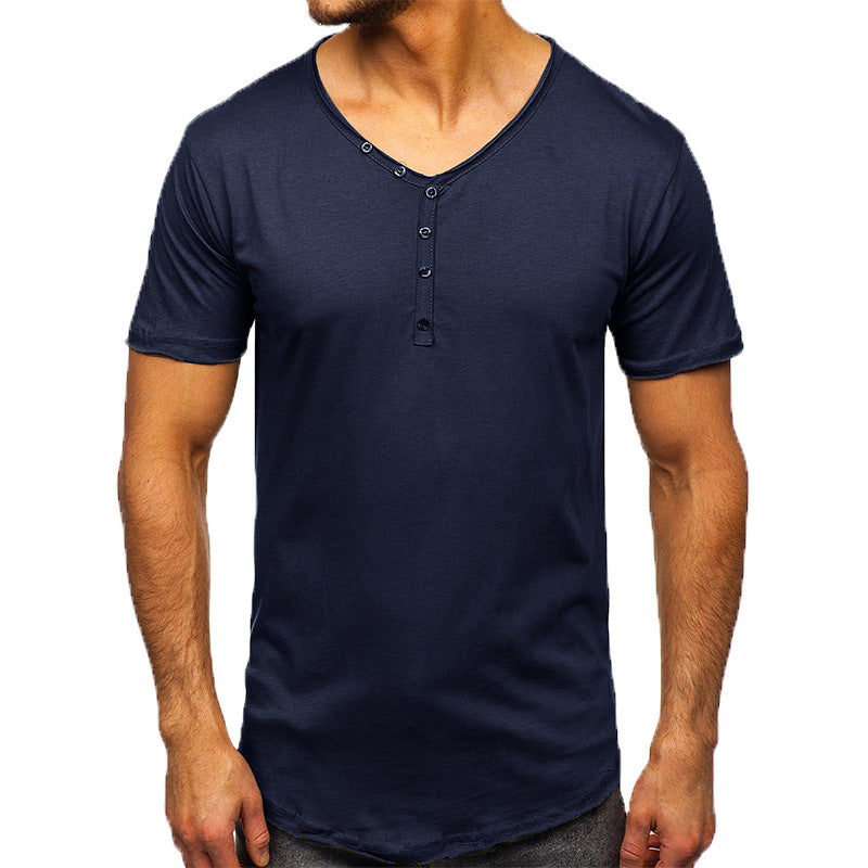 Herren Kurzarmshirt mit Knopfleiste Echoarchiv