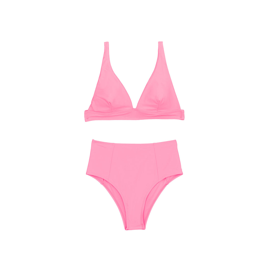Damen Hochgeschnittener Bikini mit tiefem V-Ausschnitt Echo Archiv