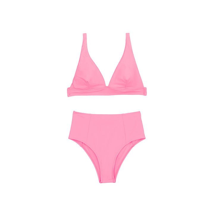 Damen Hochgeschnittener Bikini mit tiefem V-Ausschnitt Echo Archiv