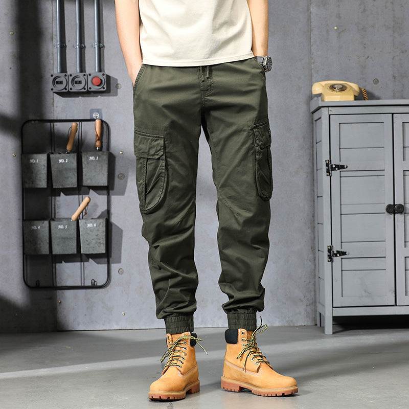 Herren Cargo-Joggerhose im Utility-Look mit elastischem Bund, Multifach‑Taschen und gerippten Knöcheln Echo Archiv