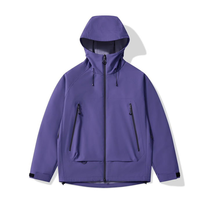 Herren technisch-isolierende Softshelljacke mit Kapuze und Fleece-Innenkragen Echo Archiv
