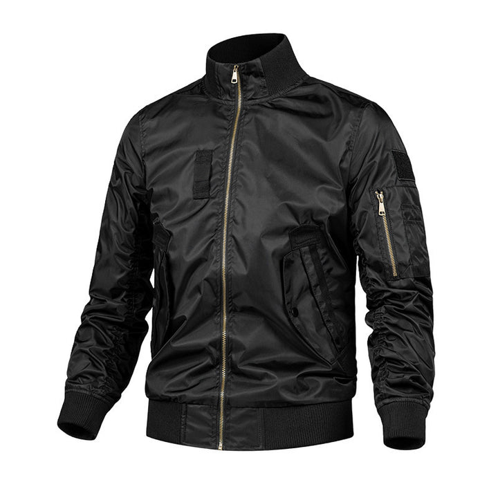 Herren Modische Bomberjacke mit Utility-Taschen Echo Archiv