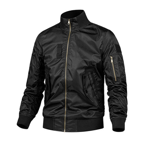 Herren Modische Bomberjacke mit Utility-Taschen Echo Archiv