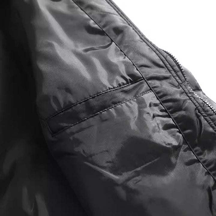 Herren sportliche Übergangsjacke mit verstellbarer Kapuze und leichten Fleecefutter Echoarchiv