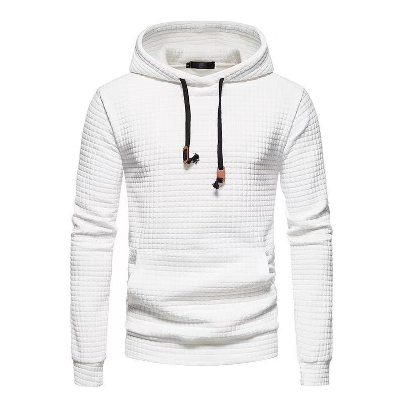 Herren komfortabler Hoodie mit strukturiertem Gewebe Echoarchiv