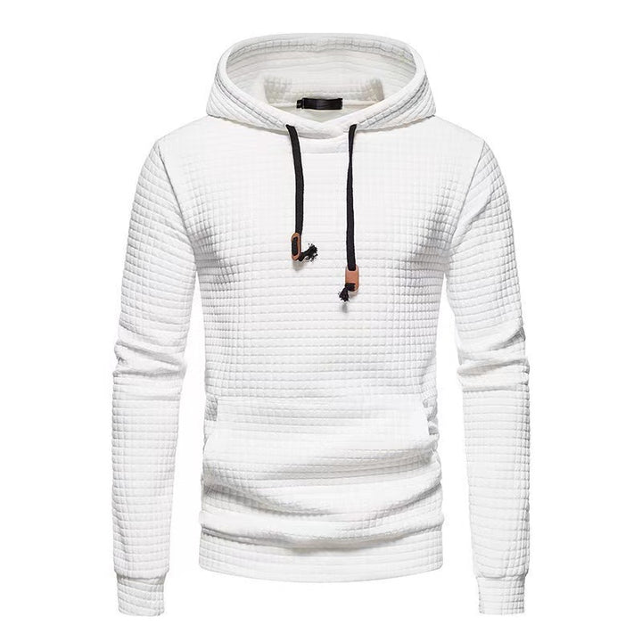 Herren komfortabler Hoodie mit strukturiertem Gewebe Echoarchiv