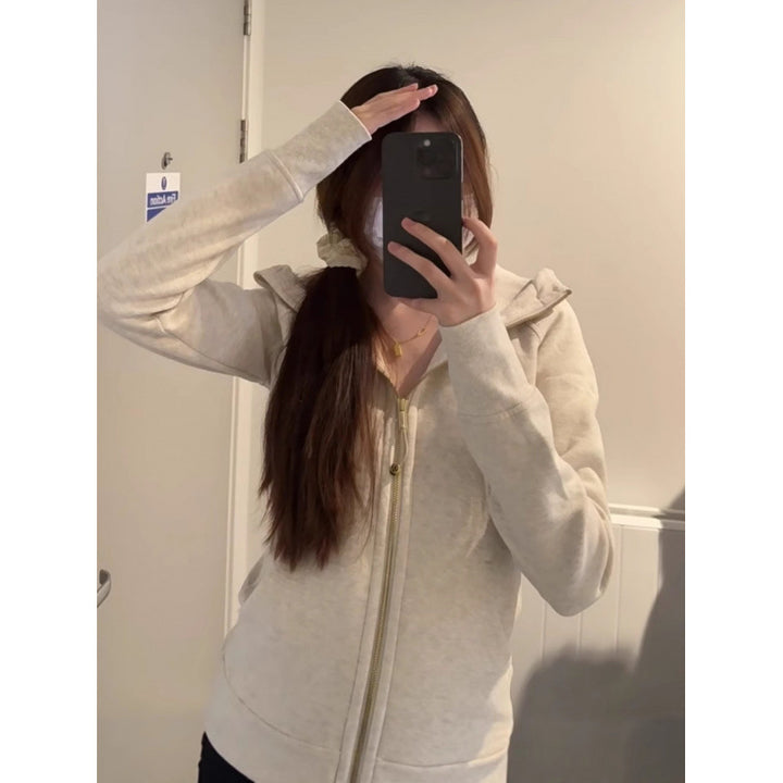 Damen Sportlicher Hoodie Echo Archiv
