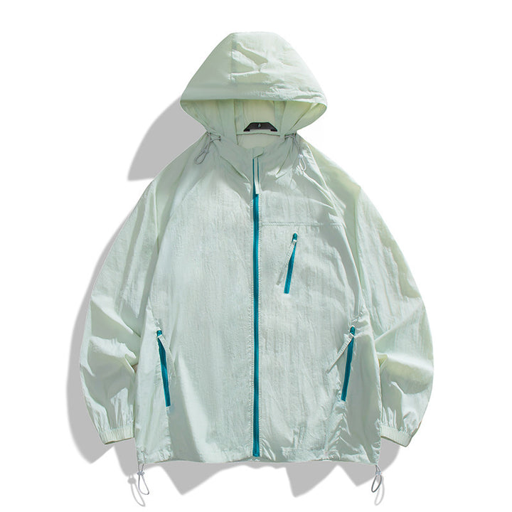 Herren leichtgewichtige Windjacke mit praktischen Taschen und atmungsaktiven Eigenschaften Echoarchiv