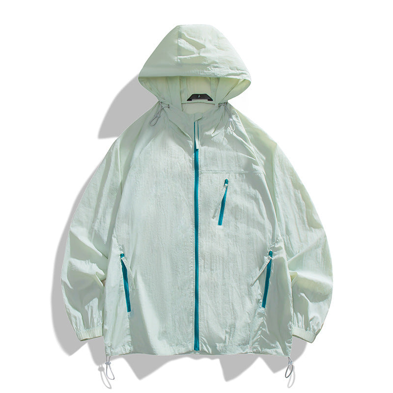 Herren leichtgewichtige Windjacke mit praktischen Taschen und atmungsaktiven Eigenschaften Echoarchiv
