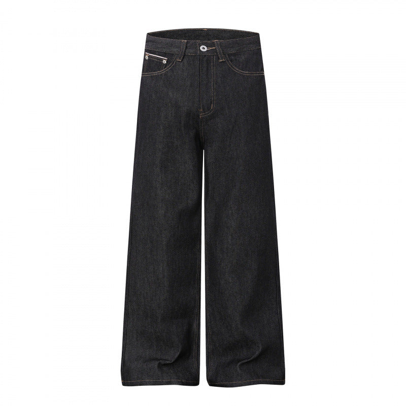 Damen Weite Highwaist-Jeanshose im Balloon-Cut mit weitem Bein und klassischem Taschen-Design Echo Archiv