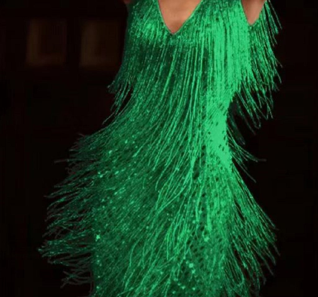 Echoarchiv | Rüschenquast V-Ausschnitt Ärmelloses Minikleid