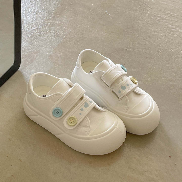 Damen bequeme und verspielte Sneaker mit Klettverschluss von Echo Archiv