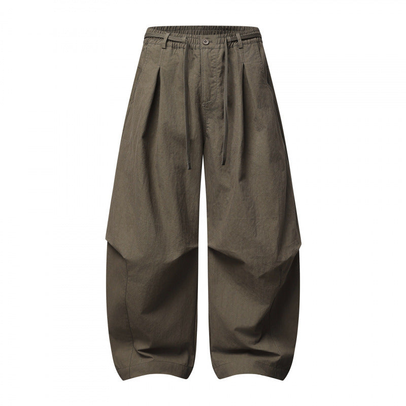 Unisex Weite Lagenhose mit ballonförmiger Silhouette, hoher Leibhöhe und Kordelzug Echo Archiv