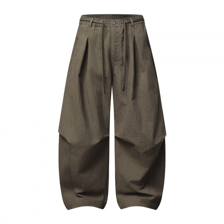 Unisex Weite Lagenhose mit ballonförmiger Silhouette, hoher Leibhöhe und Kordelzug Echo Archiv