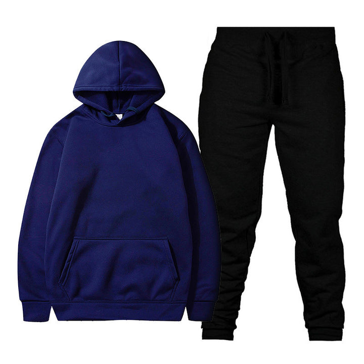 Unisex nan gemütliches Hoodie-Jogginganzug-Set mit Kängurutasche, elastischem Tunnelzugbund und gerippten Bündchen Echo Archiv