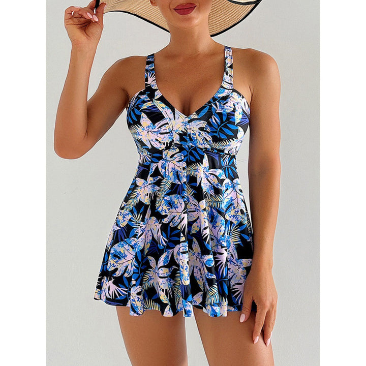 Damen Badeanzug-Kleid mit elegantem Paisleymuster Echo Archiv