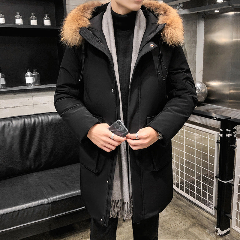 Herren isolierte Winterjacke mit abnehmbarer Kapuze Echoarchiv
