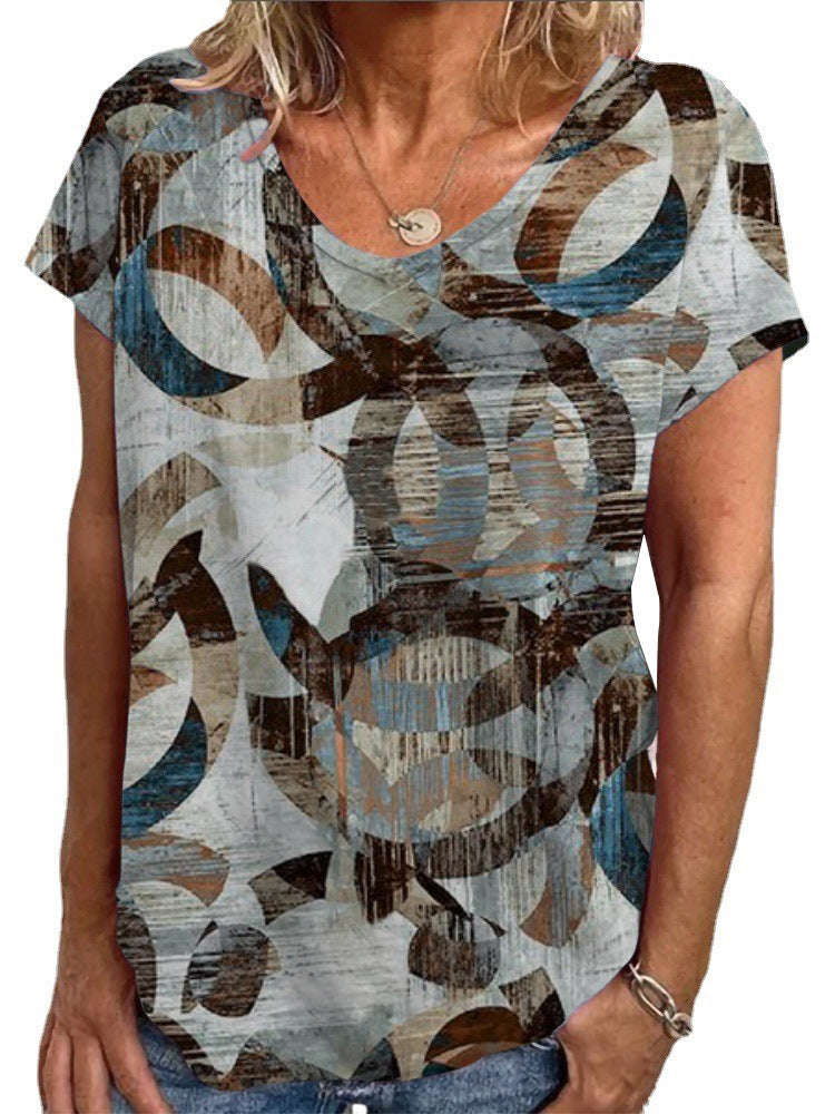 Damen T-Shirt mit einzigartigem Mandala-Design Echo Archiv