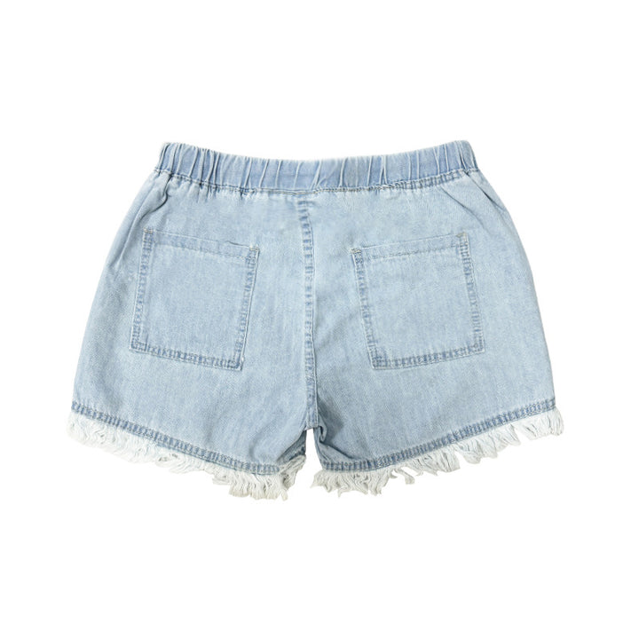 Damen Denim-Shorts mit kreativen Taschen Echo Archiv