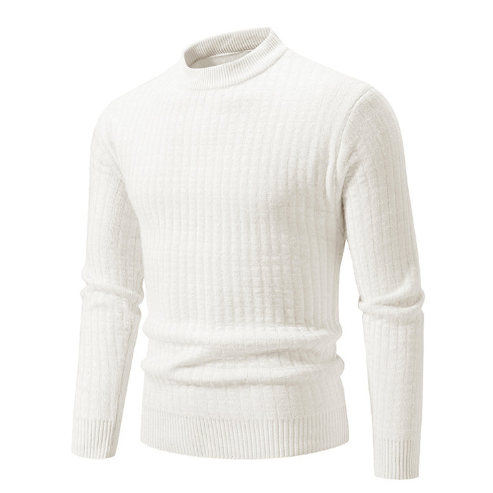 Herren Feinstrickpullover mit strukturiertem Design Echoarchiv