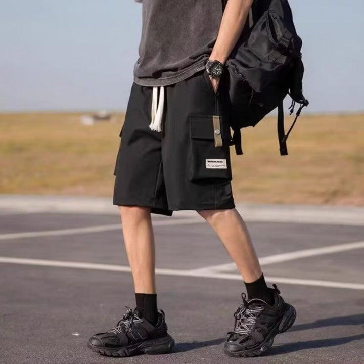 Herren Cargo-Shorts mit multifunktionalen Taschen und elastischem Bund Echoarchiv