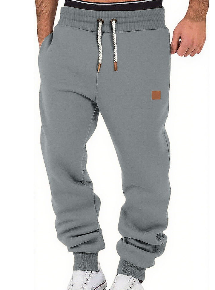 Herren Relax-Fit Fleece-Jogginghose mit Bündchen und Kordelzug Echoarchiv