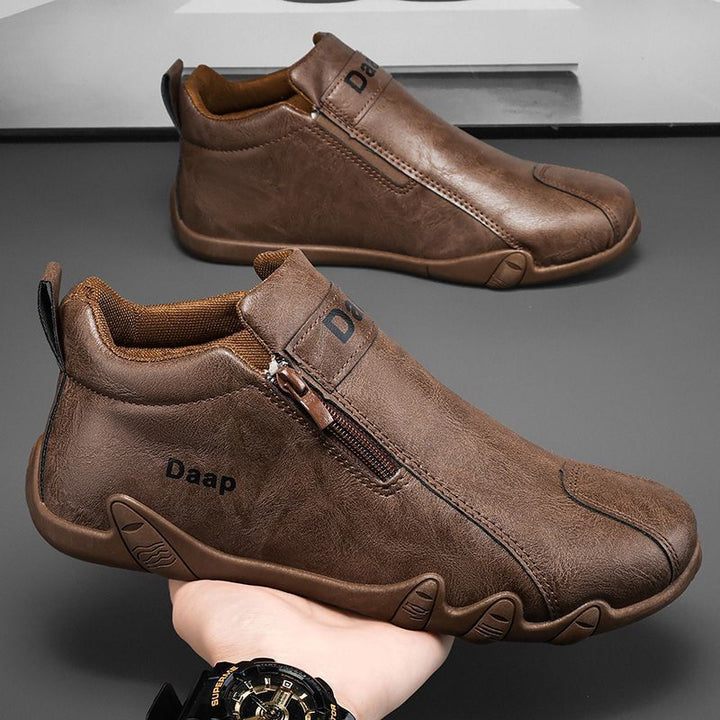 Damen Modische Sneaker mit seitlichem Reißverschluss und ergonomischer Sohle Echo Archiv