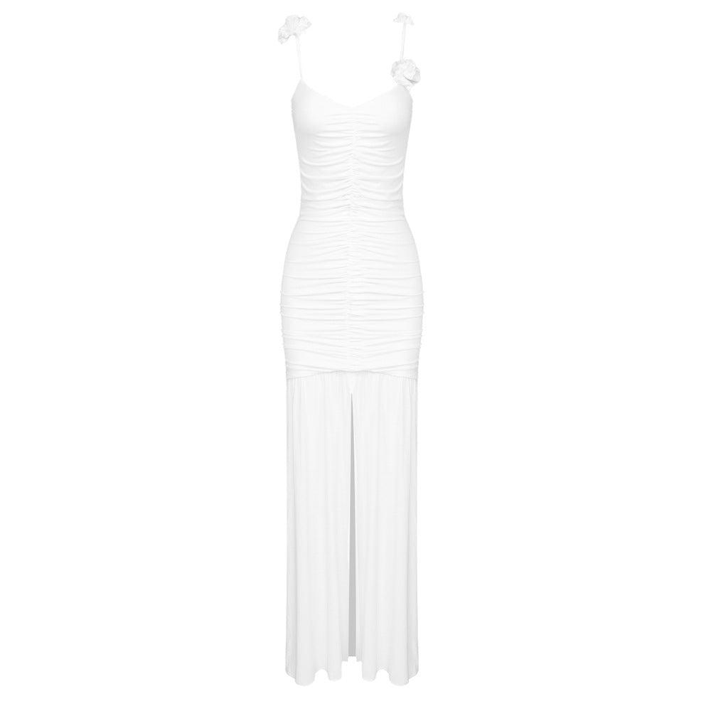 Damen Wickelkleid mit raffinierten Falten und verspielt Blumendetails Echo Archiv