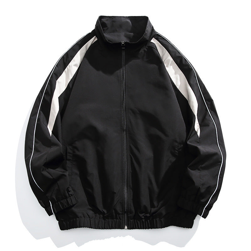 Herren Sportliche Übergangsjacke mit hohem Kragen und elastischer Taille Echo Archiv