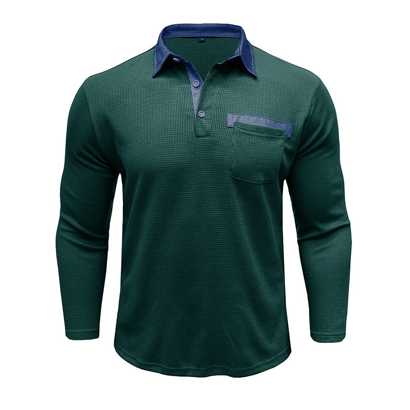 Herren Langarm Polohemd Echoarchiv