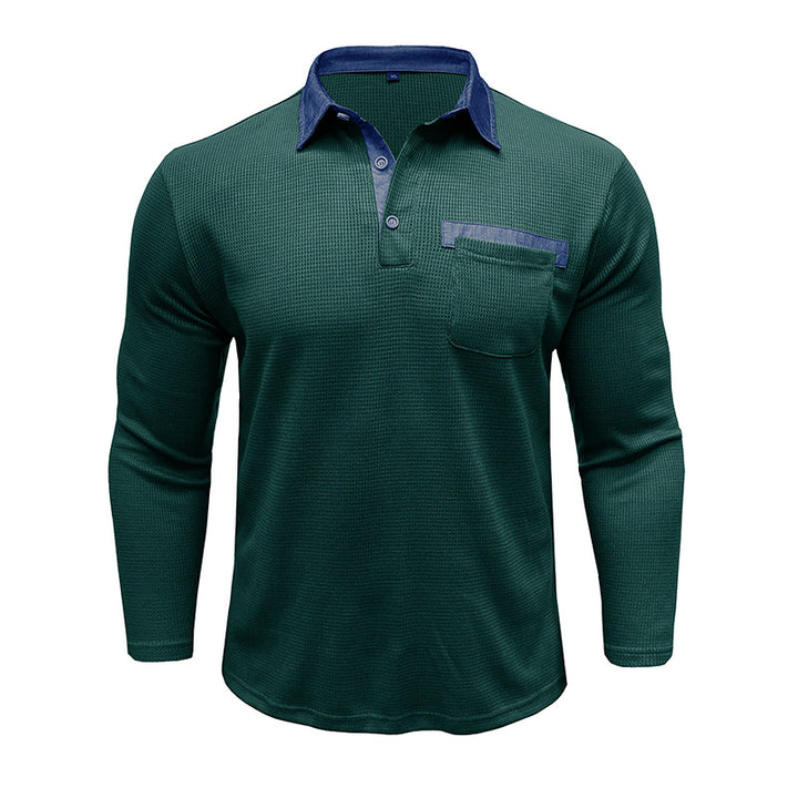 Herren Langarm Polohemd Echoarchiv