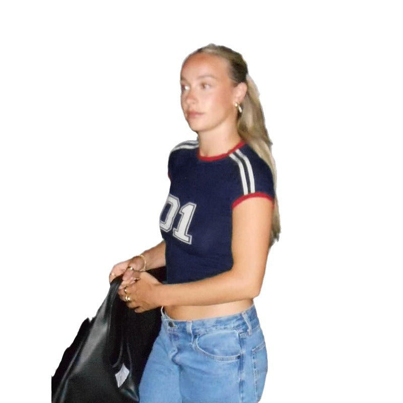 Damen modisches One-Shoulder-Oberteil aus weich fließendem Material Echo Archiv