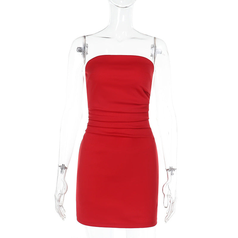 Damen figurbetontes Strandkleid mit schmalem Ausschnitt Echo Archiv