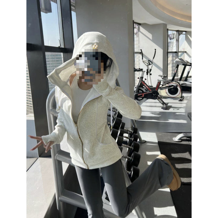 Damen Sportlicher Hoodie Echo Archiv