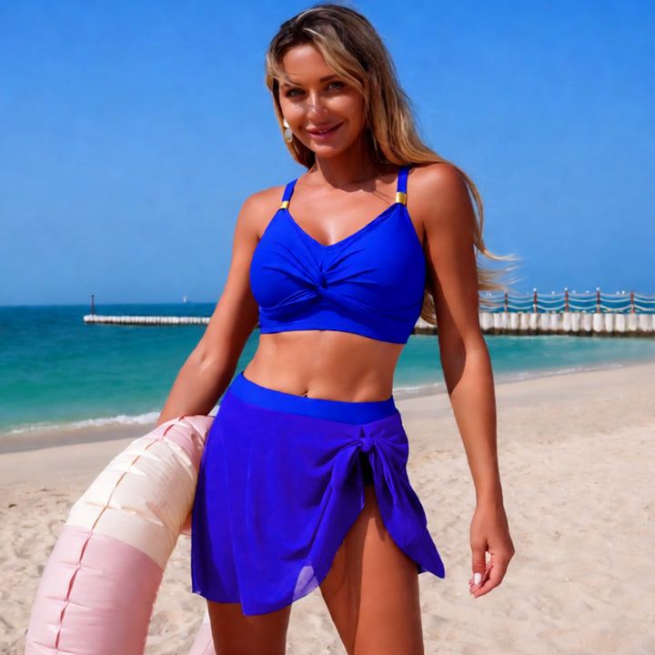 Damen Schwimmbikini mit Wickelrock Echo Archiv